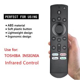 Controles remotos CT-RC1US-19 NS-RCFNA-19 Reemplazo de control Ir Compatible para Insignia Toshiba Fire Tv