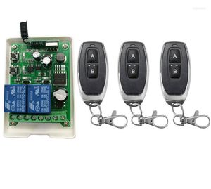 Remote Controlers DC 12V 24V 36V 48V 10A Relay 2CH RF Wireless Control Switch Learning Code Universal Lighting 433mhz