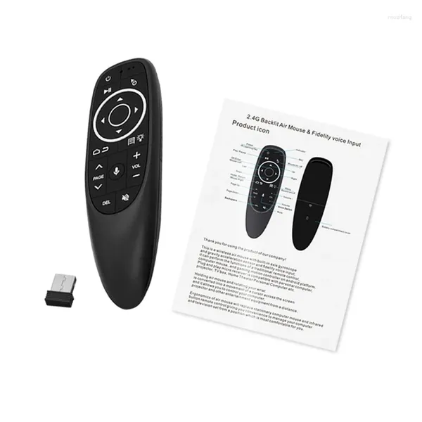 Télécommande Mini Air Mouse G10S Vocal Control 2.4g Wireless pour Android