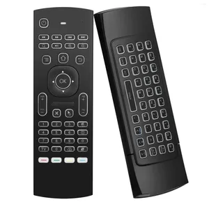 Télécommande MX3 Air Mouse Wireless Keyboard Smart Control Smart Control 2.4g RF pour X96 TX3 H96 Android TV Box