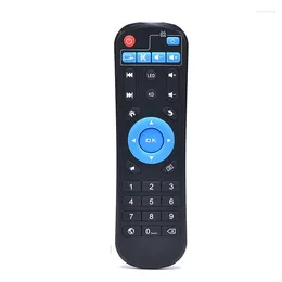 Controles remotos Reemplazo de control de caja de TV universal para T95 HK1 MX10 X88 X96 TX6 TX3 MX1 H50 H96 Android STB IR Controlador de aprendizaje