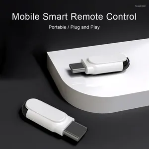 Afstandsbedieningen Universele smartphonebediening Type C Micro USB Smart Infrarood-app Draadloze mini-adapter voor tv-airconditioner