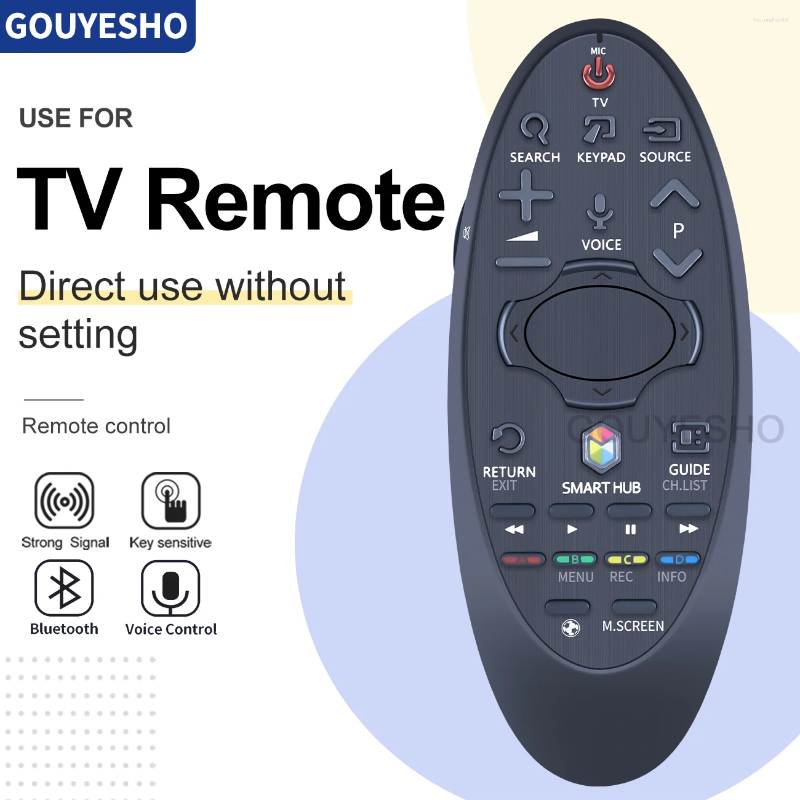 Controles remotos Control de voz para Samsung TV BN59-01185G BN59-01181F BN59-01185B BN59-01181E 01181G 01181Q UA40H6400AW UA60H7000AWXXY