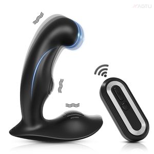 Télécommande Prostate Masseur Vibrateur Hommes Butt Plug Vibrant Plug Anal Masturbateur Mâle Adulte Sex Toy pour Couples Gay 240311