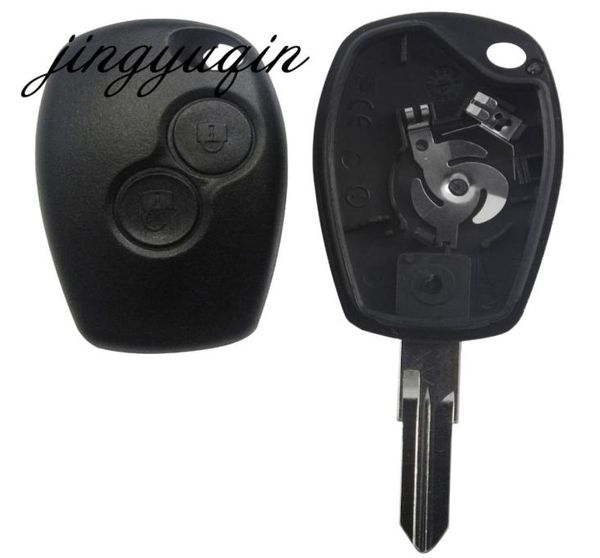 Carcasa para llave de control remoto, funda con 2 botones para Renault Megan Modus Clio Modus Kangoo Logan Sandero Duster, alarma de coche, Housing7786789