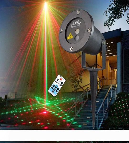 Télécommande rouge vert 20 modèles d'effet LED dernière lumière laser noël extérieur étanche jardin fête projecteur paysage decorativ6557587