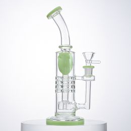 Torus Hookahs Dikke Glazen Bongs Ratchet PERC Omgekeerde douchekop Olie DAB Rigs Barrel Percolator Waterleidingen 14 MM Unieke Bong met Kom YQ02