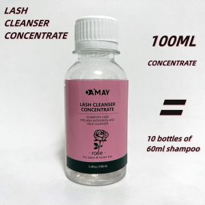 Débranteur 100 ml de cil Concentré de shampooing sans stimulation Clean à cils DIY Professionnel extension de cils de maquillage de mousse de bain