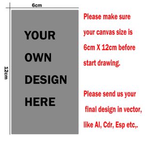 Removers 2PCS/Design OEM Aangepaste DIY Design Roestvrij staal Nagel Art Stamping Sjabloonplaat met uw eigen tekening Regelmatig formaat