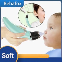 Dissolvants bébé enfants mucus nasal cérumen USB Charge électrique pingouin adulte élimination des points noirs vide pompe à main Silicone bébé aspirateur nasal