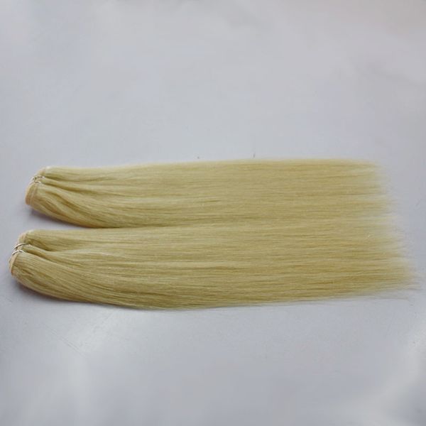 Elibess marque 3 paquets 613 couleur blonde cheveux armure 613 brésilien remy cheveux humains armure gratuit dhl