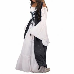 Renaissance Costume irlandais médiéval sur le Costume Renaissance médiévale des femmes Dr Cosplay Noël Halen Party Dr j1UI #