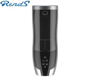 Rendt mannelijke masturbator Automatische zuiger warmte seksmachine oplaadbare masturbatie Cup pussy 3d echte vagina sex speelgoed voor mannen S10251735833