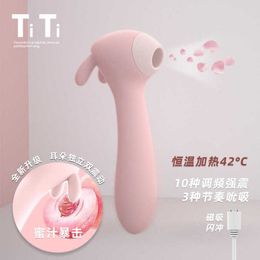 Rends TITI Zuigende vibratiemassage Masturbatieapparaat voor G-point Second Tide AV Stick Fun Supplies