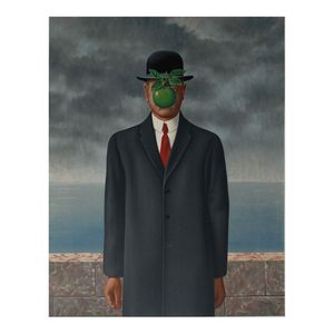 Rene Magritte De Grote Oorlog Schilderij Poster Print Home Decor Ingelijste of ingelijste Popaper Material304r