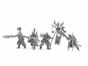 Renegade Death Division Command Squad Heretics Resin Model Kit Gaming Gaming Soldat non peint figures miniatures