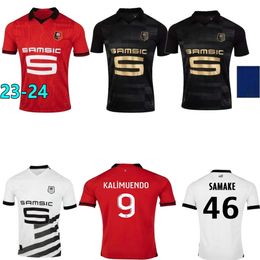 Rennes 23 24 Stade Rennais fc voetbalshirts Doku TERRIER BOURIGEAUD Guirassy CAMAVINGA aguerd niang 2023 2024 maillots voet mannen kit Mannen