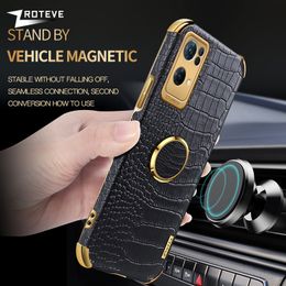 Reno7 Pro Case Zroteve Crocodile Pattern Lederen Cover voor Oppo Reno 8 7 6 Z 6Z 7Z 8Z Pro Reno7Z Reno6 Reno8 Lite Phone Cases