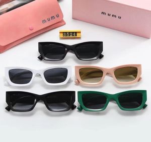 El reconocido diseñador Mui Mui diseña gafas de sol opcionales resistentes a los rayos UV y multicolor para hombres y mujeres de la mujer y el uso diario Viaje mejor sabor físico más joven