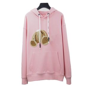 Rently Fashion Black Zip Up Hoodies With Bear Sweatshirts Teddy Bear Trendy Explosion Sweatshirt Style Man en vrouwelijke maat S-XL