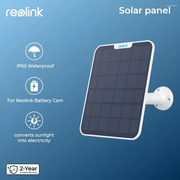 Panneau solaire Reolink avec câble de 4 m pour caméras à batterie rechargeable Argus 3 Pro/Argus Prackmix/Duo 2