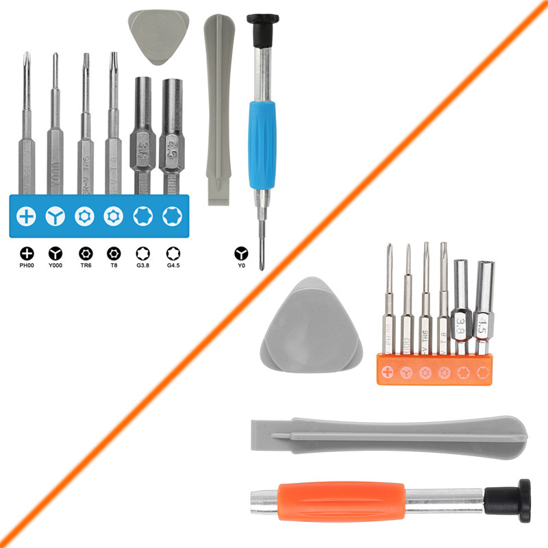 Kit d'outils de réparation Phillips Tri-wing T6 T8 avec trou 3,8 4,5 jeu d'ouverture d'embout de tournevis pour NS Switch NGC Wii Gameboy GBA NES Console de jeu LIVRAISON GRATUITE