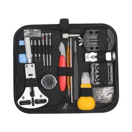 Kits d'outils de réparation 151 pièces, Kit de montre, barre à ressort professionnelle, bracelet de montre, broche de liaison, outil de remplacement de batterie avec étui de transport 2692