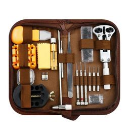 Reparatiehulpmiddelen Kits 168 stks Watch Kit Tool Link Pin Remover Opener Case Spring Bar Pry ScrewDriver Clock Set WatchMaker8739498