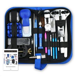 Professional 212pcs Watch Repair Tool Kit with Opener, Pry Knife, Screwdrivers, Pin Hammer, Watchmaker Band Link, Clockmaker Accessory
