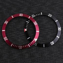 Kits d'outils de réparation 39,8 mm noir bleu rouge argent aluminium lunette insert pour cadran 41 mm pour Black Bay M79230R montre visage montre accessoires de remplacement 230922