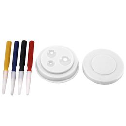 Herstelgereedschap Kits Nieuwste Watch Tool Drop Oiler Set olieschotel met 4 stuks Oil-Pins voor WatchMaker Reparing246s