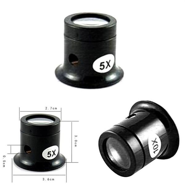 Kits de herramientas de reparación, herramienta de lupa de reloj, lupa Monocular 10X 5X, lente de ojo, Kit279w