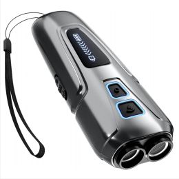 Repulsents Dispositifs de contrôle de boyage pour chiens Dispositif anti-aboyage rechargeable Double capteur Dispositif avec des modes de formation / dissuasion pour le chèque pour arrêter Barki