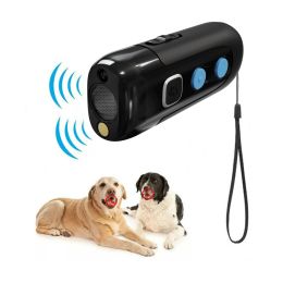 Weerspoelen Highpower Ultrasone honden Cat Repeller Flash Antidog Bite Dog Away Ultrasound Anit Bark Training Dog afschrikmiddel voor hond