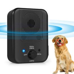 Afweermiddelen Pet Dog Bark Stopper Anti Barking Stop Bark Puppy Training Device Trainer Outdoor Anti Noise Ultrasonic Pet Repeller Trompet