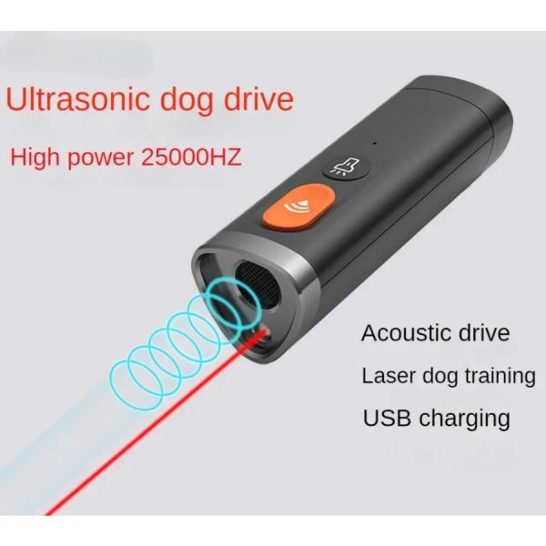 Répulsifs à ultrasons pour chiens, Anti-aboiement, dispositif d'entraînement électronique pour chiens, expulseur haute puissance avec recharge USB