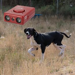 Répulsif ultrasonique pour chiens, batterie au Lithium intégrée, alarme à 130 décibels élevés, torche LED pour les activités de plein air