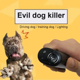 Répulsifs Ultrasonic Pet Dog Repeller Anti Barking Stop Bark Training Dispositif High Power Dog Training Reulants sans batterie animal de compagnie