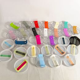 Vervangen deksels handvatten voor 40oz beker Gen 1 Gen 2 Gekleurde plastic deksels handvatten kopjes accessoires