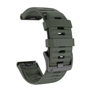 Remplacement 22 26 mm Quickfit Silicone Bracelet Sangle pour Garmin Fenix 7x 7 Solar 6x 6 Pro 5 5x Plus Strap Smart Watchband Correa