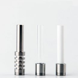 Remplacement 510 fil titane ongles accessoires pour fumer 10mm 14mm 18mm pointe de quartz en céramique clou pour kit de collecteur de nectar concentré dab tuyau d'eau de paille