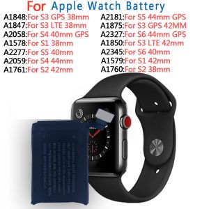 Vervangende batterij voor Apple Watch Series 1, 2, 3, 4, 5, 6, 44 mm, 42 mm, Iwatch S1, S2, S3, GPS, LTE, S4, S5, S6, 38mm, 40 mm, 40 mm, 40 mm, 40 mm, 40 mm,