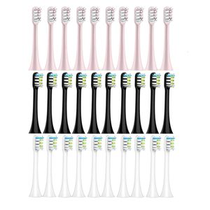 Tête de brosse de remplacement pour la brosse à dents de sonic xiaomi SOOCAS X5 X3 X1 X3U SOOCARE Soft Dupont Bristle Remplaçage Heads 240418