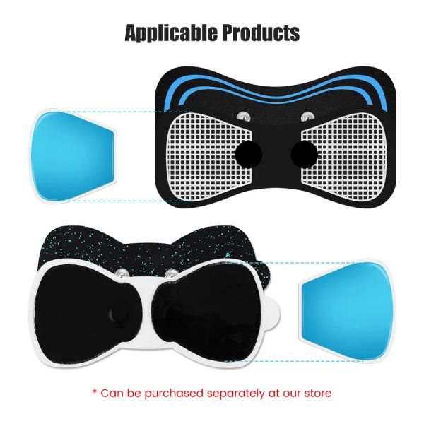 Remplacement des coussinets de gel pour EMS Neck Massager Trainer Hip Exerciser Electrodes Corps Massage Patch Muscle Stimulateur Gels Sticker