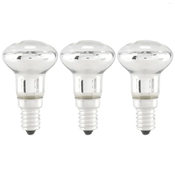 Lampe à lave de remplacement E14 R39 30W, projecteur à vis, ampoule à réflecteur transparent, ampoules à incandescence, 3 pièces