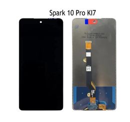 Écran LCD de remplacement pour Tecno Spark 10 pro KiI7 avec numériseur assemblage LCD complet pour remplacer l'écran LCD fissuré avec tactile