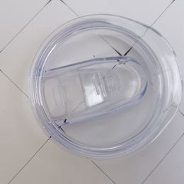 Vervanging lekvrije plastic deksel voor 20oz sublimatie rechte of taps toelopende skinny roestvrijstalen tumblers 20 oz cups via DHL