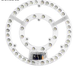 Vervangende LED -plafondlicht 220V Ronde module Paneellampen 48W 60W 72W 80W 100W voor ventilatorvormige plafondlampen