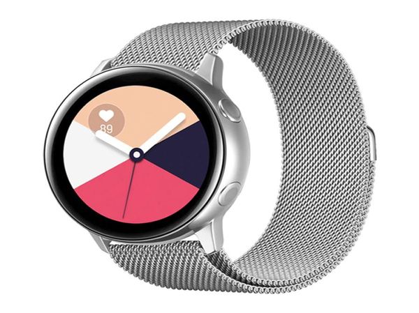 Bracelets de montre en métal de remplacement, bracelets en acier milanais, boucle magnétique pour Samsung 20MM 22MM4835386