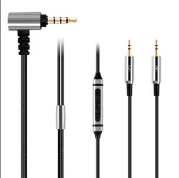 Vervangende microfoon audiokabels voor HD V8 V10 V12 x3 voor headsets koorddraad Connecter 3,5 mm aux gevlochten kabel